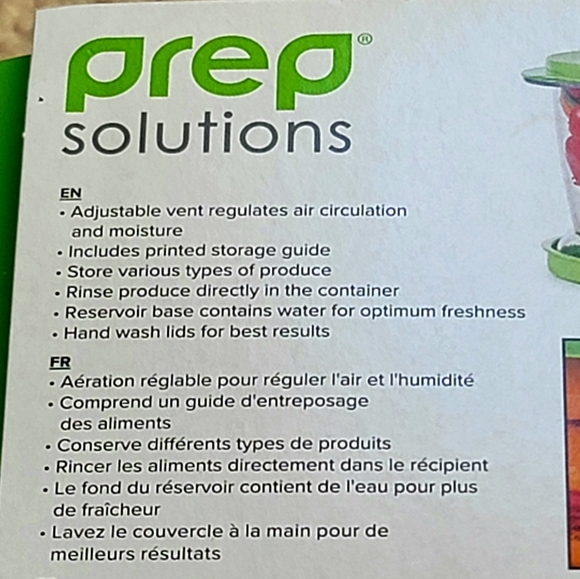 NEW Progressive Prep Solutions Fruit & Veggie Keeper - Picture 7 of 8
